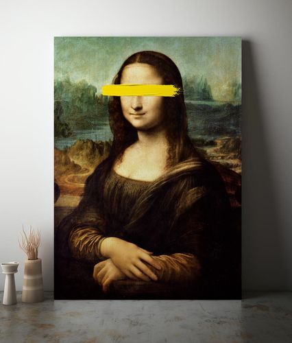 Obraz na płótnie Mona Lisa da Vinci pop art 70x100 cm na Arena.pl
