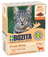 Lekkostrawna karma z jagnięciną dla kotów - Bozita Kawałki w sosie 370g
