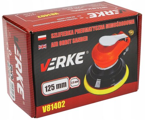 SZLIFIERKA OSCYLACYJNA PNEUMATYCZNA MIMOŚRODOWA DREWNA METALU 125mm 2,5mm na Arena.pl