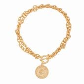 naszyjnik łańcuch z monetą (c15/mon/25au)