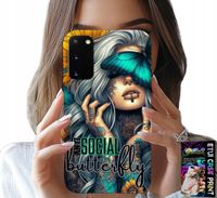 ETUI DO SAMSUNG GALAXY S20 - ANTI SOCIAL, BUTTERFLY, MOTYLEK, KOBIECE