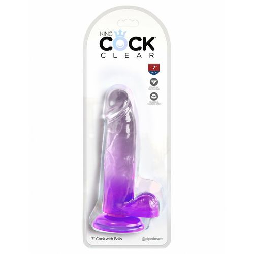 Dildo Pipedream King Cock Clear TPE na Arena.pl