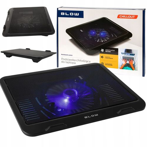 PODSTAWKA PODKŁADKA CHŁODZĄCA POD LAPTOPA LED USB STABILNA CICHA SOLIDNA na Arena.pl