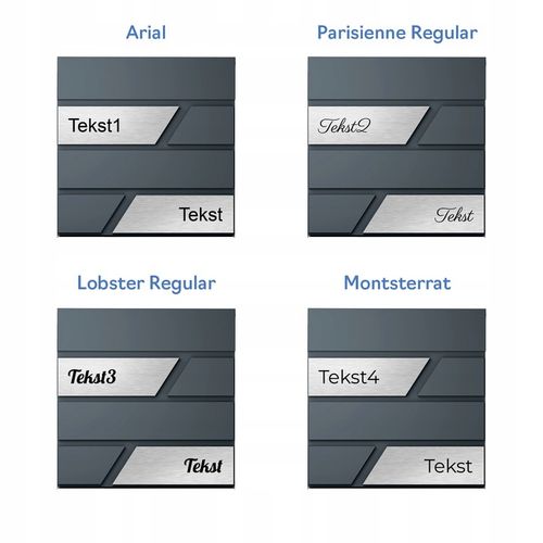 Duża Skrzynka Na Listy Z Numerem Domu Antracyt Skrzynka Na List Numer na Arena.pl