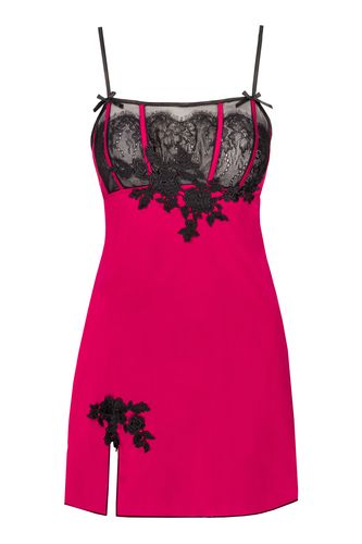 KOSZULKA SATYNOWA BORDOWA ELEGANCKA +STRINGI L/XL na Arena.pl