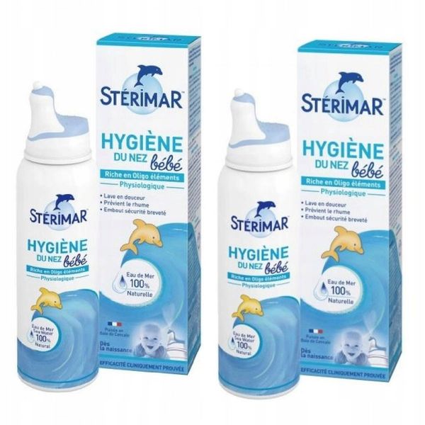 Spray do nosa dla dzieci Sterimar higiena nosa baby 100 ml Zestaw 2x zdjęcie 1