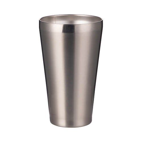 Kubek /tumbler/ ze stali nierdzewnej 450 ml bez przykrywki do sublimacji - srebrny na Arena.pl