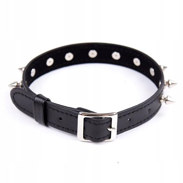 Obroża z kolcami, regulowana. BDSM. Choker. zdjęcie 2