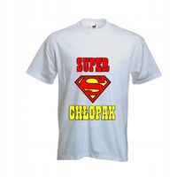 Koszulka PREZENT Upominek SUPER CHŁOPAK, dla niego