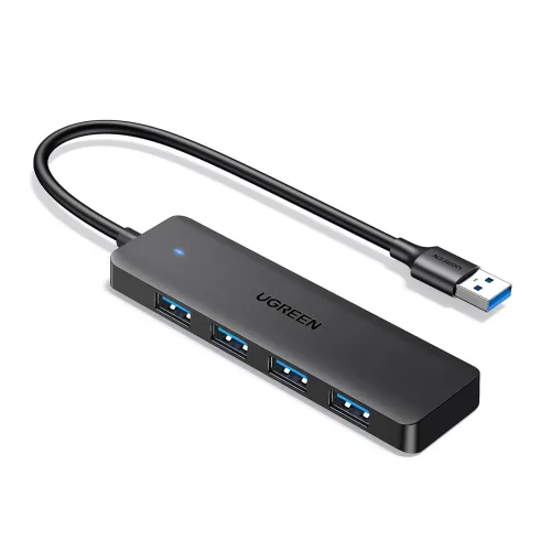 adapter ugreen 4w1 25851 hub usb-a do 4x usb-a (czarny) na Arena.pl