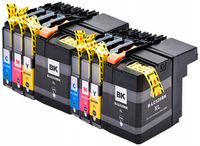 ZESTAW TUSZE DO DRUKARKI BROTHER DCP-J100 DCP-J105 MFC-J200 LC-529 LC-525