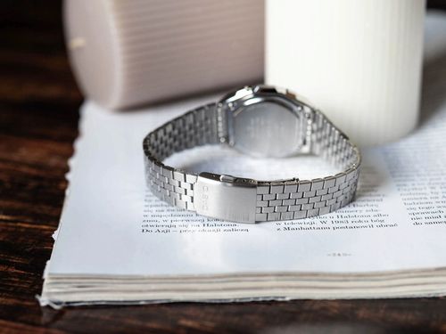 ZEGAREK CASIO A1000A-7EF VINTAGE RETRO SREBNY NA BRANSOLECIE na Arena.pl