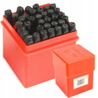 NUMERATORY ZNACZNIKI CYFRY LITERY STEMPLE 5MM 36EL