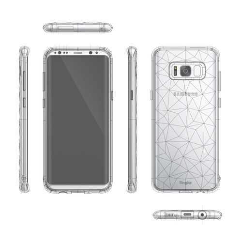 ETUI RINGKE AIR PRISM GALAXY S8 PLUS + FOLIA 3D na Arena.pl