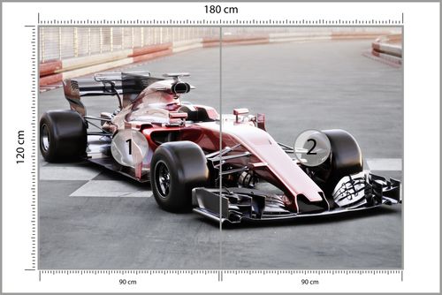 Emaga Fototapeta Bolid F1 Na Lini Startu Flizelina Zmywalna 180x120 na Arena.pl