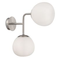 Kinkiet LAMPA ścienna ERICH MOD221-WL-02-N Maytoni modernistyczna OPRAWA szklane kule nikiel