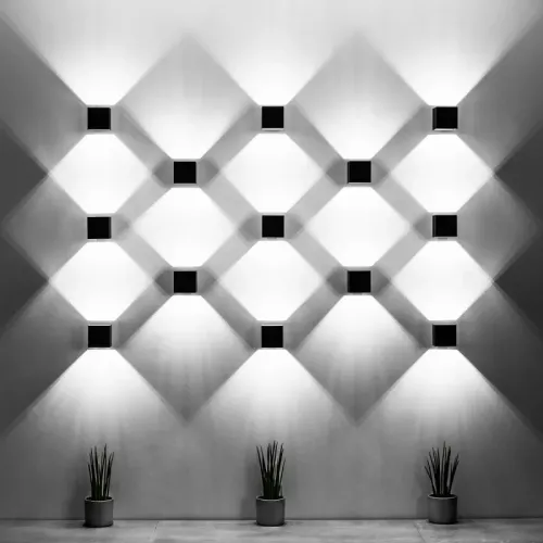 Kinkiet QUAD 1 szary na Arena.pl