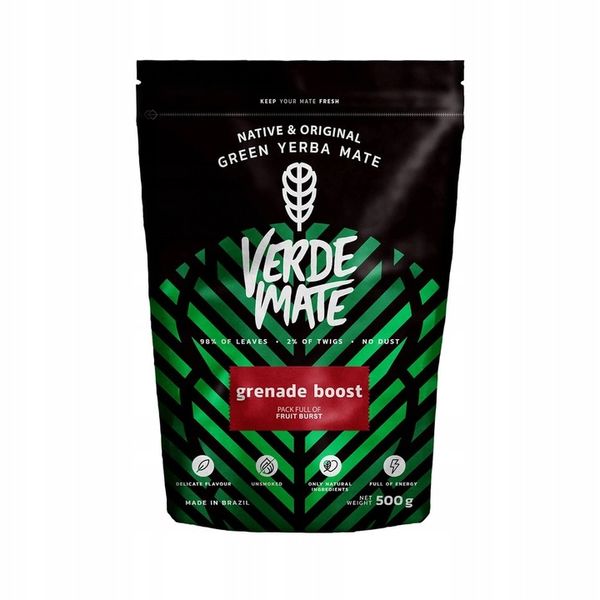 Yerba Verde Mate Green Grenade Boost 0,5kg 500g zdjęcie 7