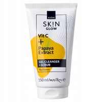 Avon - rozświetlający żel do mycia twarzy i peeling 2 w 1 Skin Glow 150ml