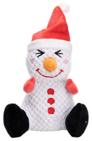 Pluszowa zabawka dla psa bałwanek z piszczałką 22x13x8cm UNIQ PETS