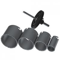 koronki z nasypem wolframowym 33,53,63,73mm - ded1518