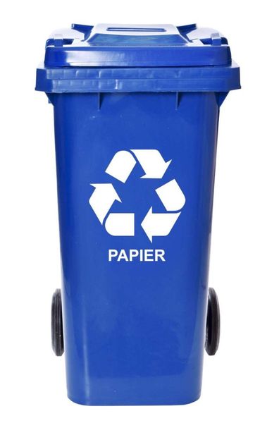 Komplet pojemników na odpady 120l cztery kolory zdjęcie 5