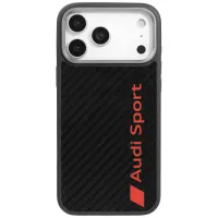 etui audi r8 carbon fiber magsafe do iphone 17 pro max - czarne