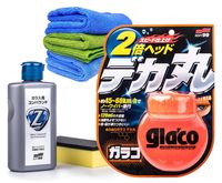 Soft99 Glaco Roll On Large 120ml + Soft99 Glass Compound Z 100ml + 3 mikrofibry