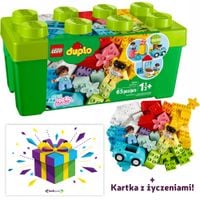 LEGO DUPLO Pudełko z klockami dziecko +1,5 roku 10913 KARTKA Z ŻYCZENIAMI
