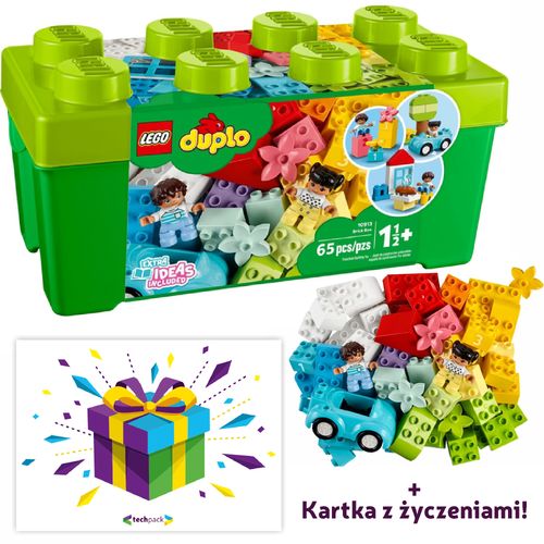 LEGO DUPLO Pudełko z klockami dziecko +1,5 roku 10913 KARTKA Z ŻYCZENIAMI na Arena.pl