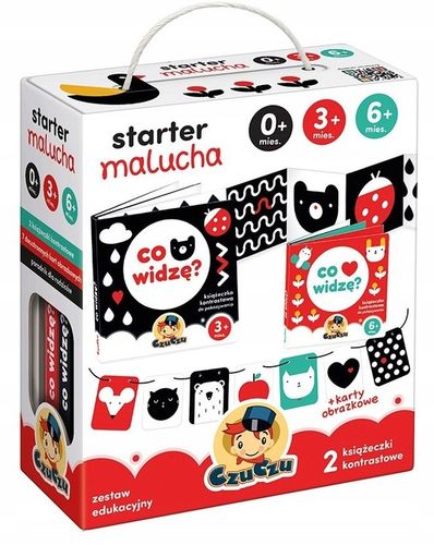 CzuCzu Starter Malucha Co Widzę Karty Kontrastowe 0-3-6 mies. 62312 na Arena.pl