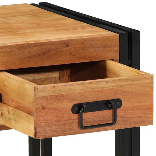 Szafka Nocna 2 pcs Brązowy 40 x 40 x 50 cm lite drewno akacjowe na Arena.pl