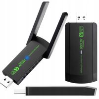 KARTA SIECIOWA WIFI USB ADAPTER 5GHz NA WI-FI 1300mbps 2 ANTENY ZEWNĘTRZNA