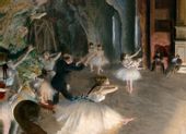 The Rehearsal Onstage, Edgar Degas - plakat 29,7x21 cm