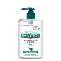 żel do dezynfekcji rąk sanytol zielona herbata 250 ml