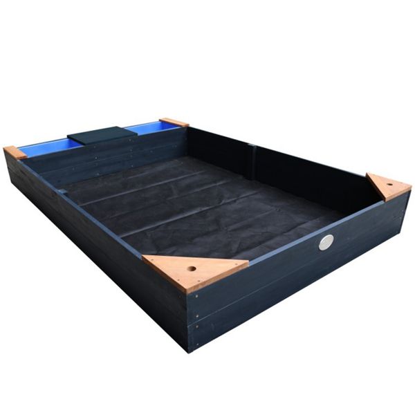 AXI Duża Piaskownica z Pojemnikami Siedziskiem i Przykryciem zdjęcie 8