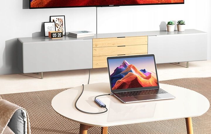 UGREEN ADAPTER ROZDZIELACZ HUB USB C 5W1 5X USB 2.0 3.0 HDMI PD 100W KABEL zdjęcie 6