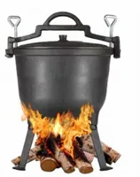 Kociołek żeliwny myśliwski 8 litrów