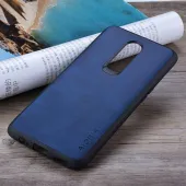 Etui AIORIA Vintage LEATHER do OnePlus 6 niebieski