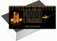 Wizytówki firmowe Foliowane 1000szt wiele wzorów MIÓD Z PASIEKI