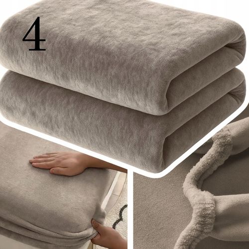 PRZEŚCIERADŁO Z GUMKĄ 200x220 PLUSZOWE POLAROWE MIŚ MIĘKKIE CIEPŁE KOLORY na Arena.pl