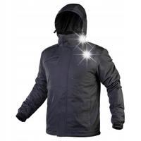 NEO KURTKA ROBOCZA OCIEPLANA BLUZA DOBBY OUTDOOR SZARA ROZM. L 81-575