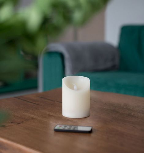 DecoKing Świeca LED BIAŁY  10cm + pilot na Arena.pl