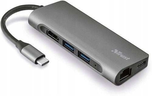Hub Adapter 7w1 USB-C HDMI Ethernet USB-A Czytnik na Arena.pl