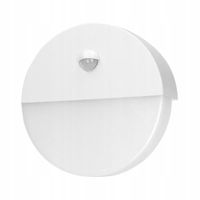 Lampa ogrodowa okrągła elewacyjna z czujnikiem ruchu 10W IP65 4000K biała