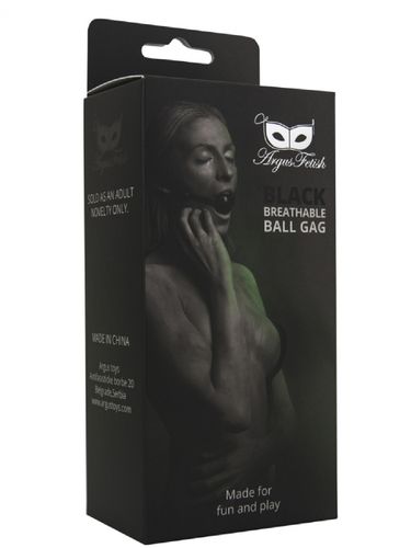 black breathable ball gag na Arena.pl