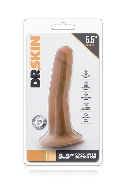 DR. SKIN 5.5INCH COCK WITH SUCTION CUP zdjęcie 1