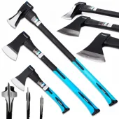 ZESTAW SIEKIER SIEKIERKA ROZŁUPUJĄCA TOPOREK 3szt