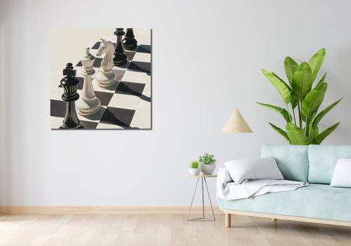 Obraz 90x90cm Szach i Mat na Arena.pl