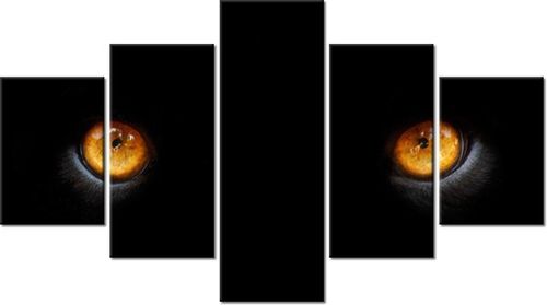 75CM 120 OBRAZ 5 ELEM OCZY PANTERY ŚCIENNY DRUK na Arena.pl